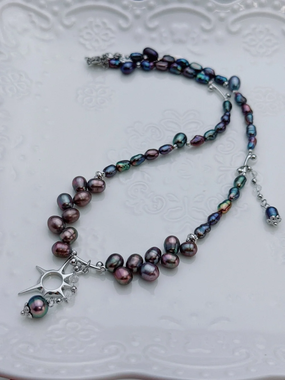26X518 Handmade Freshwater Pearl Dainty Necklace 16+2”